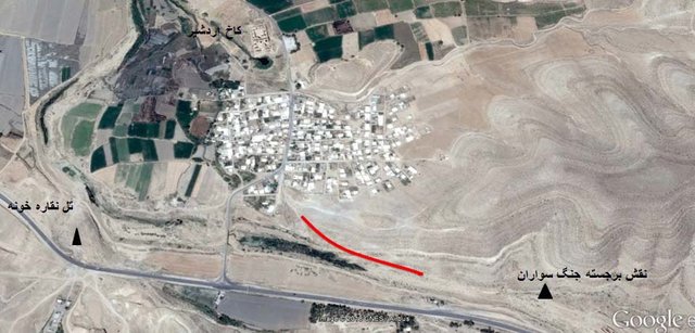 موقعیت جغرافیایی شهر گور و کاخ اردشیر، نقش برجسته جنگ سواران و تل نقاره خونه